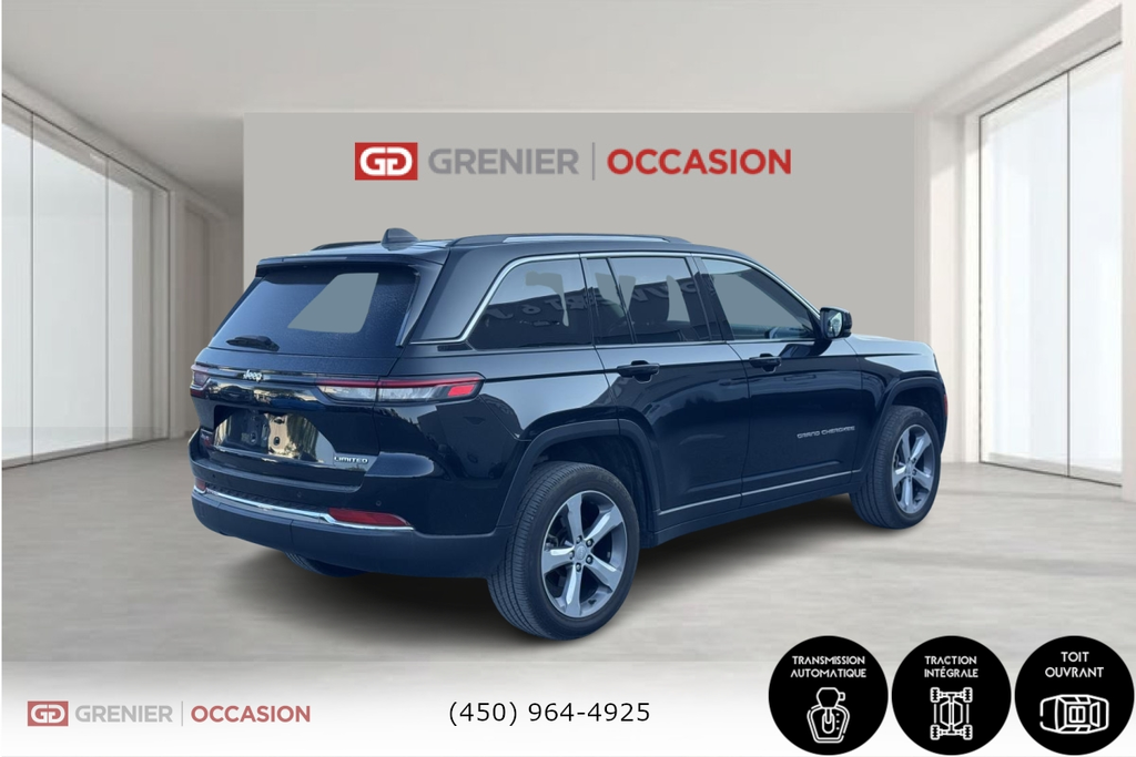 2022 Jeep Grand Cherokee Limited Cuir Toit Panoramique in Terrebonne, Quebec - 6 - w1024h768px