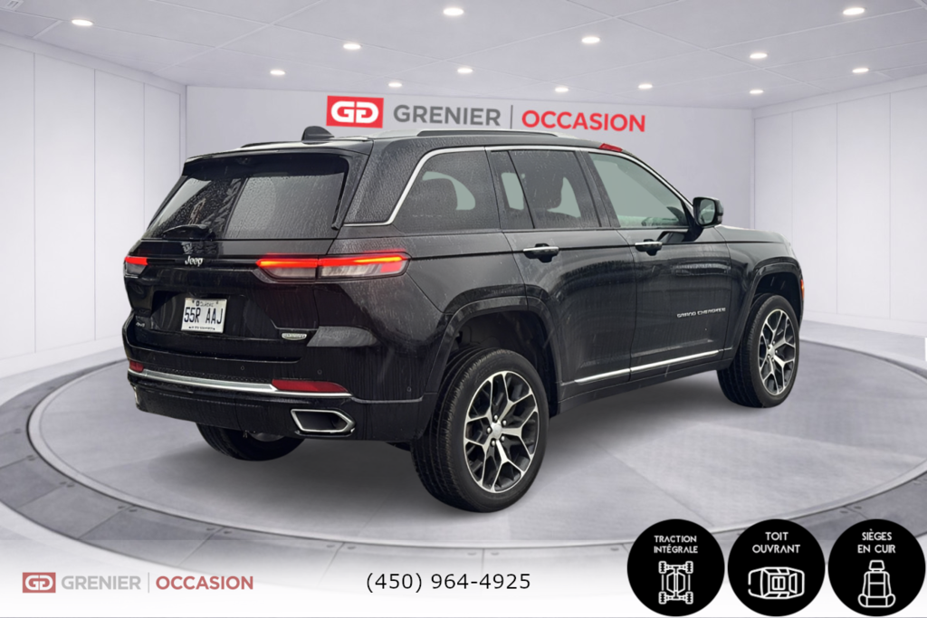 Jeep Grand Cherokee Summit Reserve Cuir Toit Panoramique 2023 à Terrebonne, Québec - 2 - w1024h768px