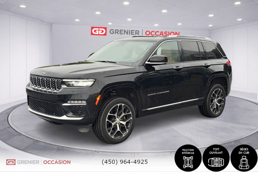 Jeep Grand Cherokee Summit Reserve Cuir Toit Panoramique 2023 à Terrebonne, Québec - 5 - w1024h768px