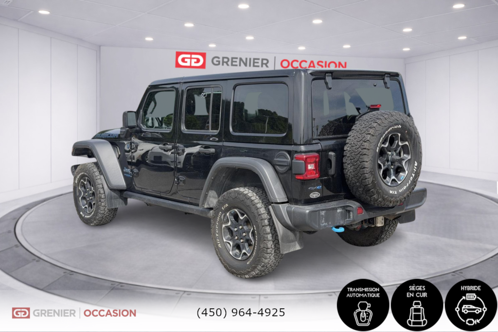 2021 Jeep Wrangler 4xe Unlimited Rubicon Cuir in Terrebonne, Quebec - 4 - w1024h768px