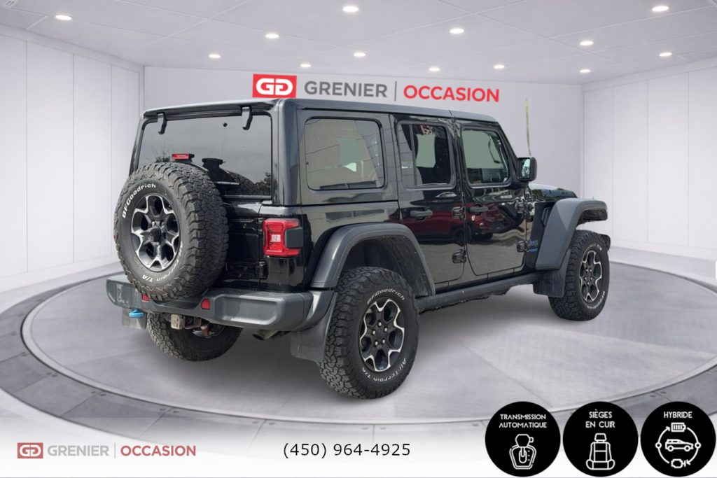 2021 Jeep Wrangler 4xe Unlimited Rubicon Cuir in Terrebonne, Quebec - 6 - w1024h768px