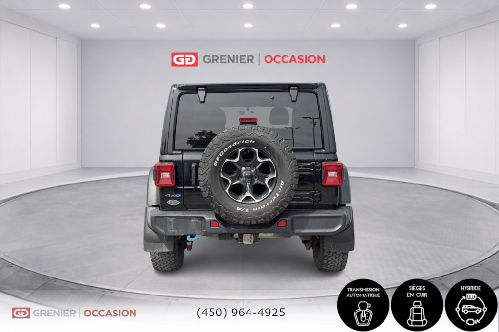 2021 Jeep Wrangler 4xe Unlimited Rubicon Cuir in Terrebonne, Quebec - 5 - w1024h768px