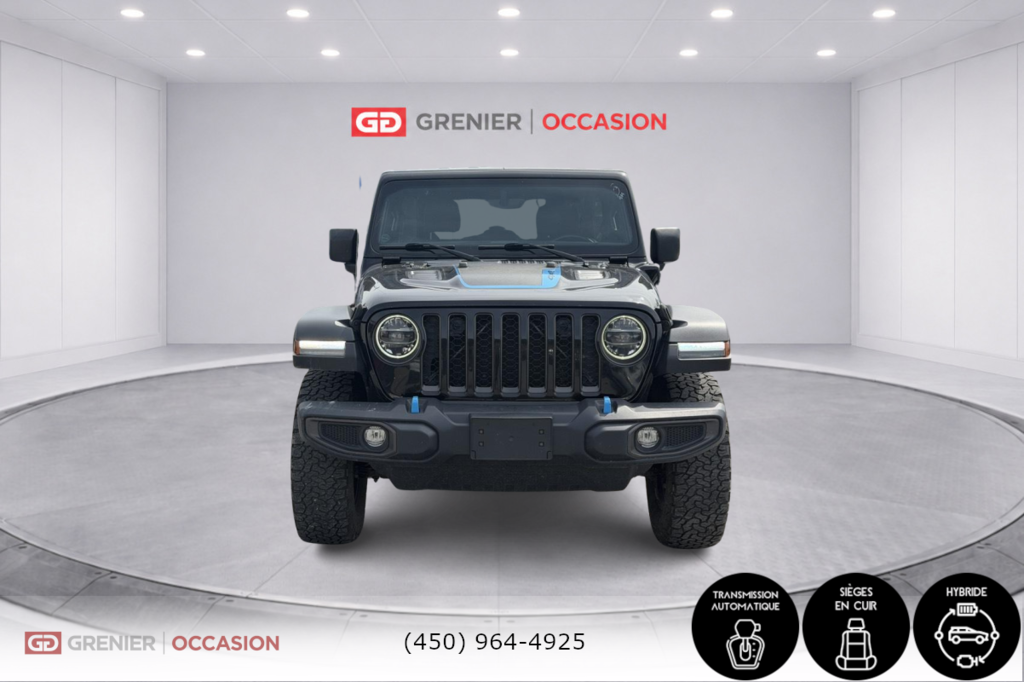 2021 Jeep Wrangler 4xe Unlimited Rubicon Cuir in Terrebonne, Quebec - 2 - w1024h768px