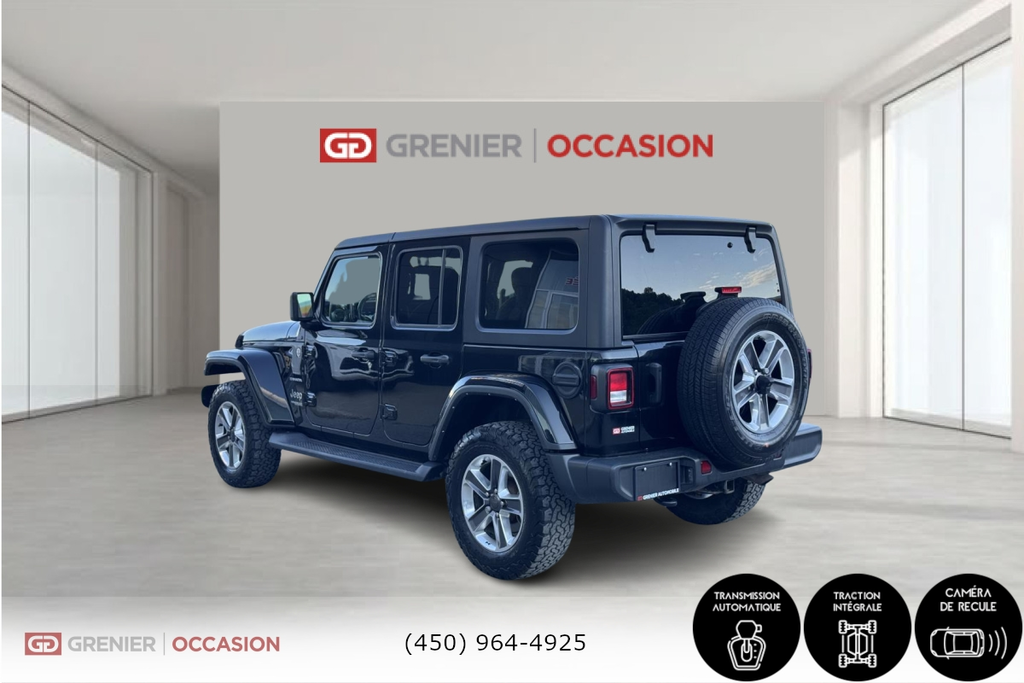 2021 Jeep Wrangler Unlimited Sahara sièges chauffants in Terrebonne, Quebec - 4 - w1024h768px