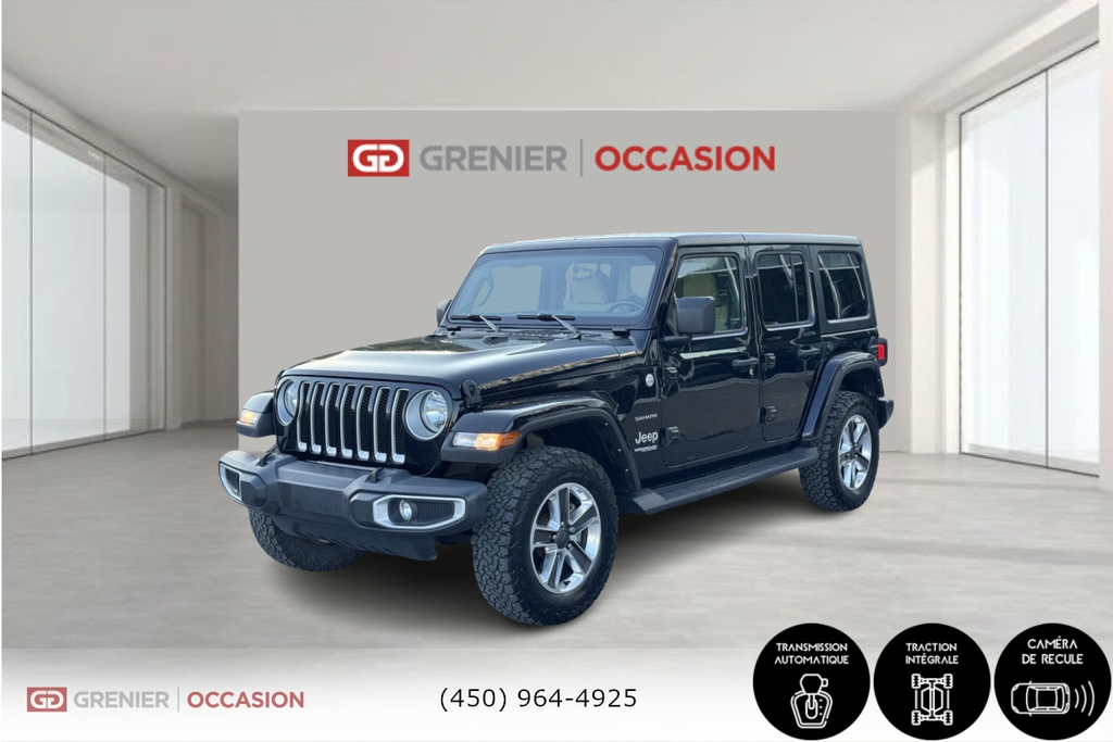 2021 Jeep Wrangler Unlimited Sahara sièges chauffants in Terrebonne, Quebec - 3 - w1024h768px