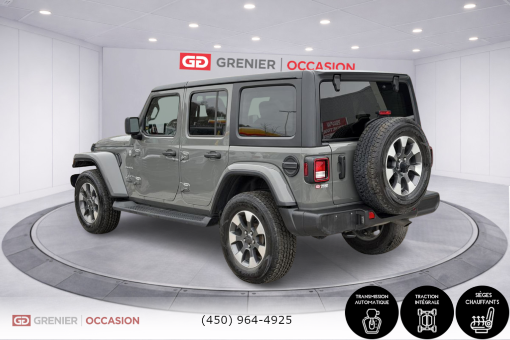 Jeep Wrangler Unlimited Sahara v6 4x4 Bas Kilométrage 2021 à Terrebonne, Québec - 6 - w1024h768px