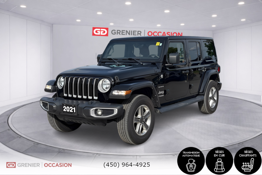 2021 Jeep Wrangler Unlimited Sahara in Terrebonne, Quebec - 3 - w1024h768px