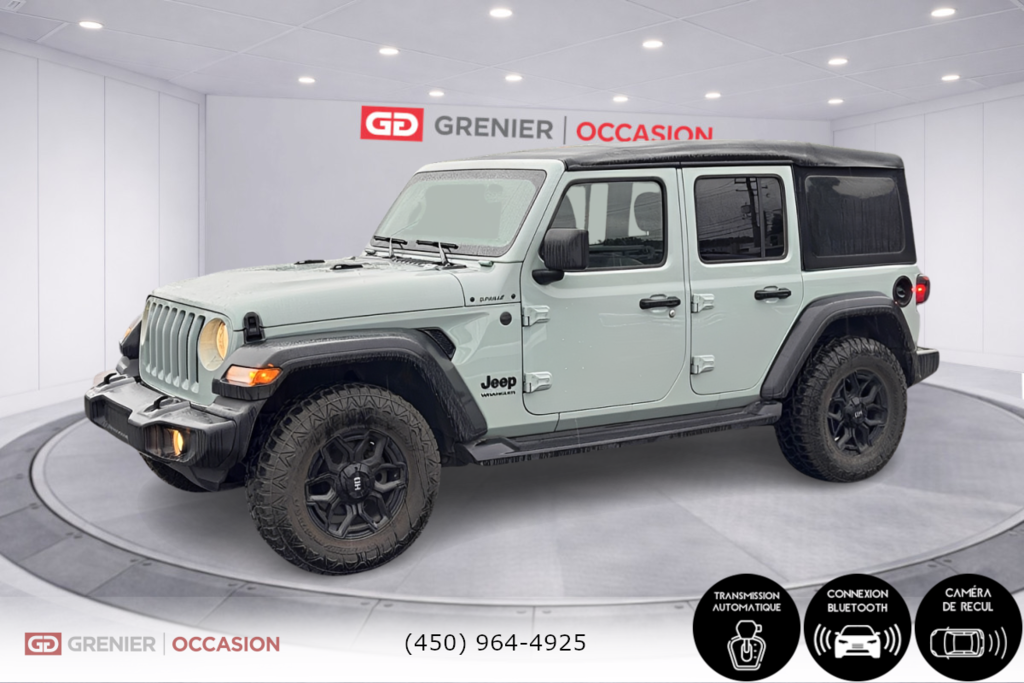 Jeep Wrangler Sport S 2 Toit Bas Kilométrage 2023 à Terrebonne, Québec - 5 - w1024h768px