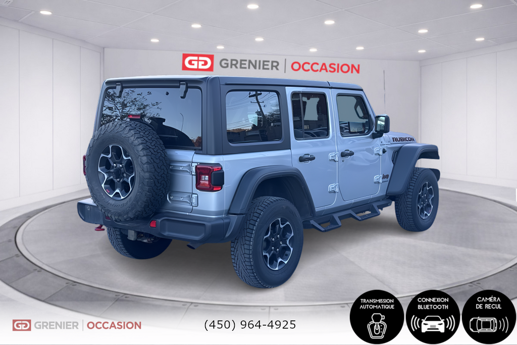 2023 Jeep Wrangler Rubicon V6 2 Toit Bas Kilométrage in Terrebonne, Quebec - 2 - w1024h768px