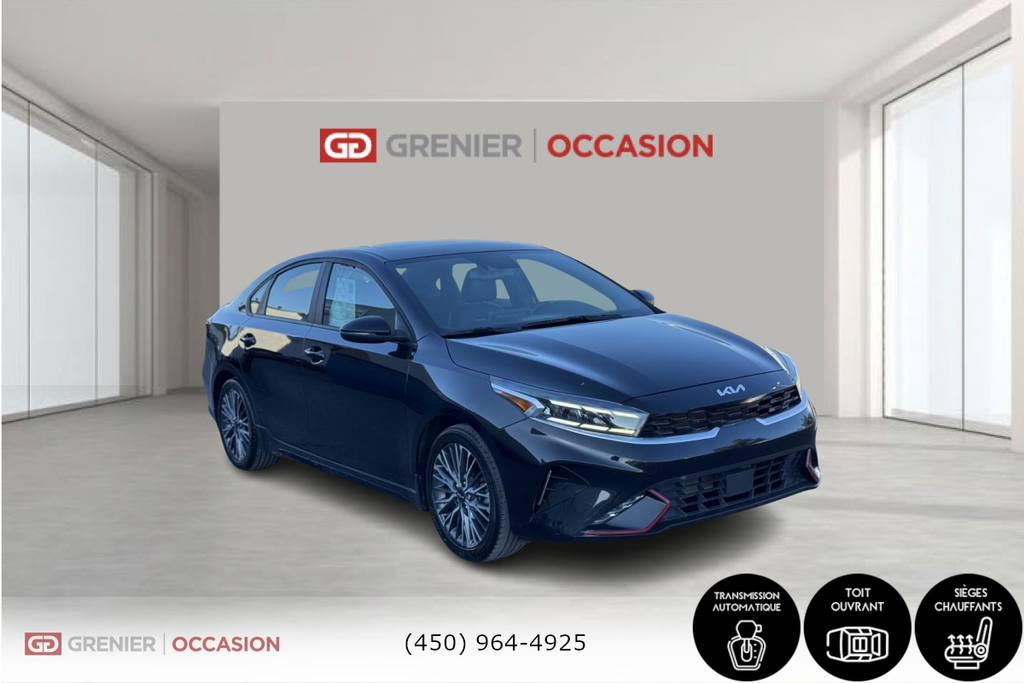 2023 Kia Forte GT-Line Cuir Toit Ouvrant in Terrebonne, Quebec - 1 - w1024h768px