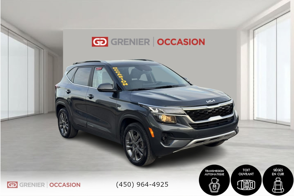 Kia Seltos EX Cuir Toit Ouvrant AWD 2022 à Terrebonne, Québec - 1 - w1024h768px