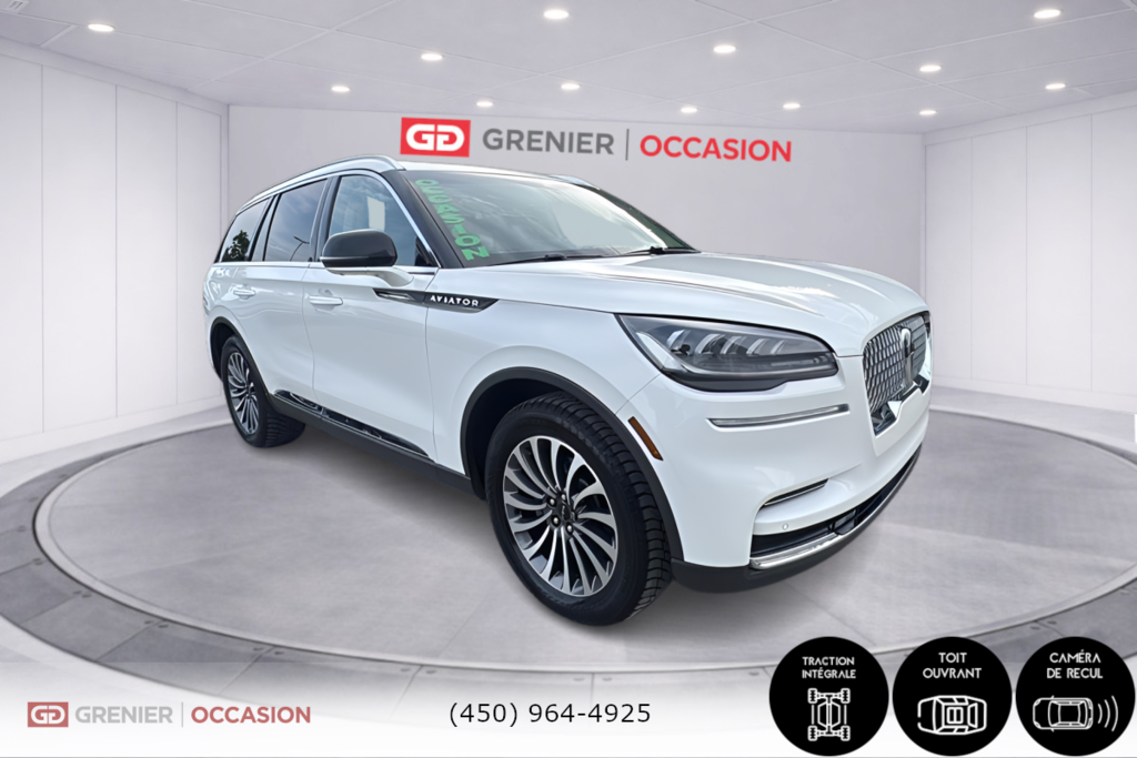 2022 Lincoln Aviator Reserve Cuir Toit Ouvrant 6 Passagers in Terrebonne, Quebec - 1 - w1024h768px