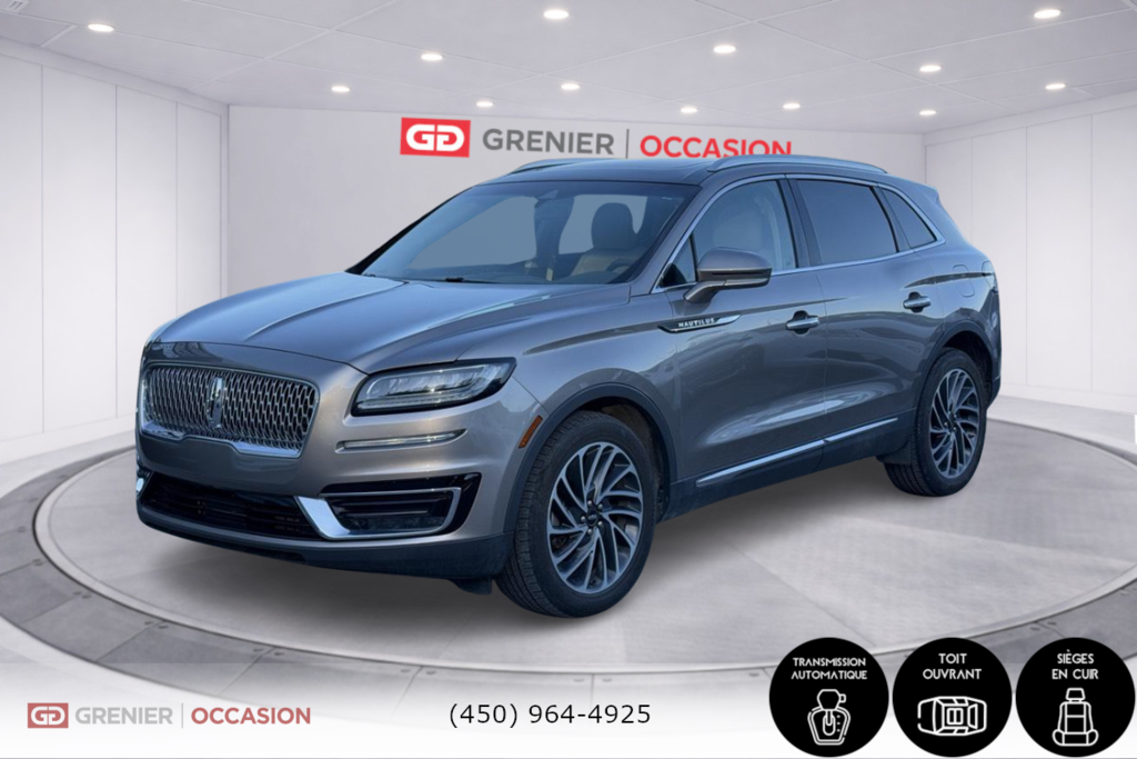 Lincoln Nautilus Reserve AWD Toit Panoramique Bas Kilométrage 2019 à Terrebonne, Québec - 3 - w1024h768px