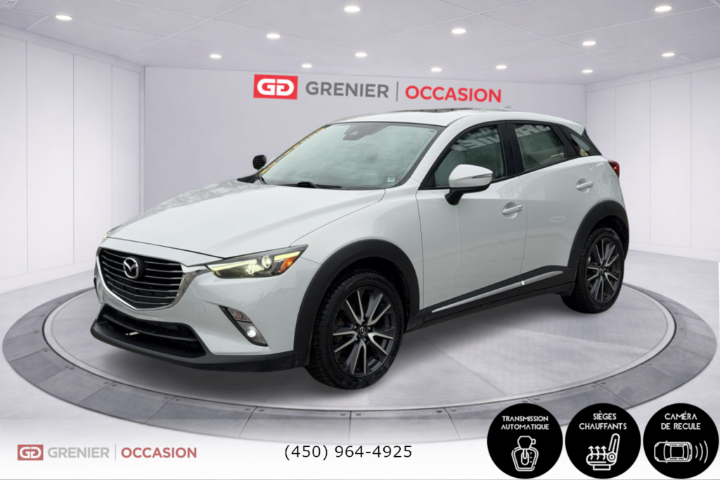 2018 Mazda CX-3 GT AWD Cuir Toit Ouvrant Bose in Terrebonne, Quebec - 3 - w1024h768px