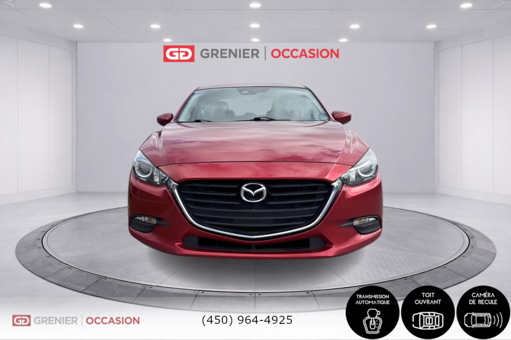 2018 Mazda Mazda3 GS Toit Ouvrant Navigation Bas Kilométrage in Terrebonne, Quebec - 6 - w1024h768px