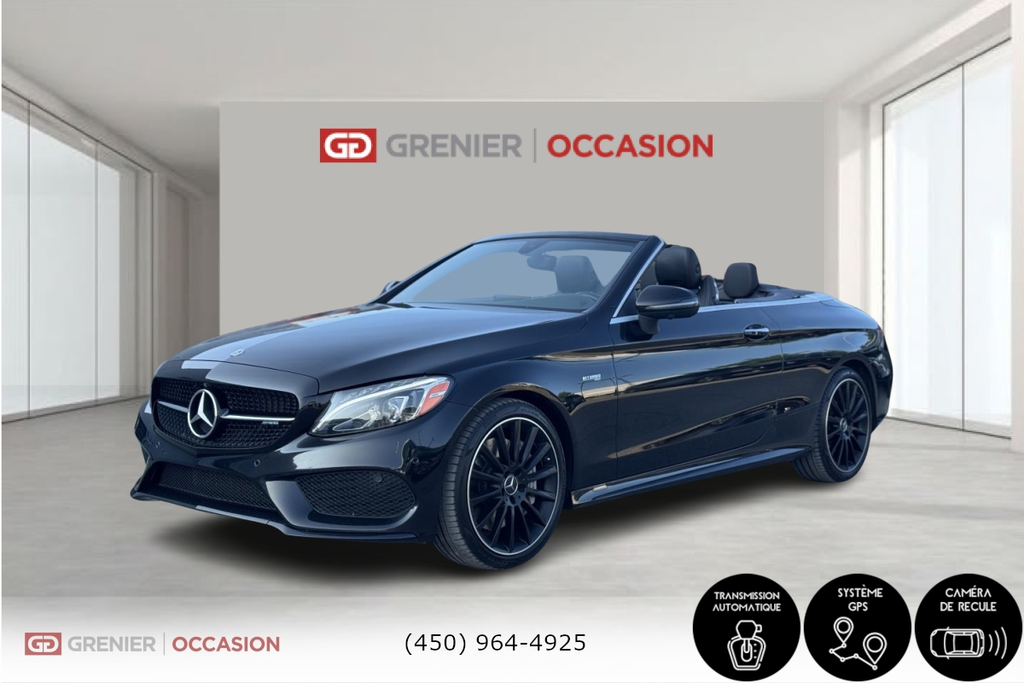 Mercedes-Benz C-Class AMG C 43 Convertible Bas Kilométrage 2018 à Terrebonne, Québec - 3 - w1024h768px