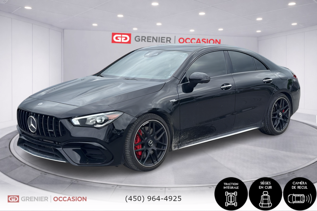 2020 Mercedes-Benz CLA AMG CLA 45 Intérieur Rouge Bas Kilométrage in Terrebonne, Quebec - 5 - w1024h768px
