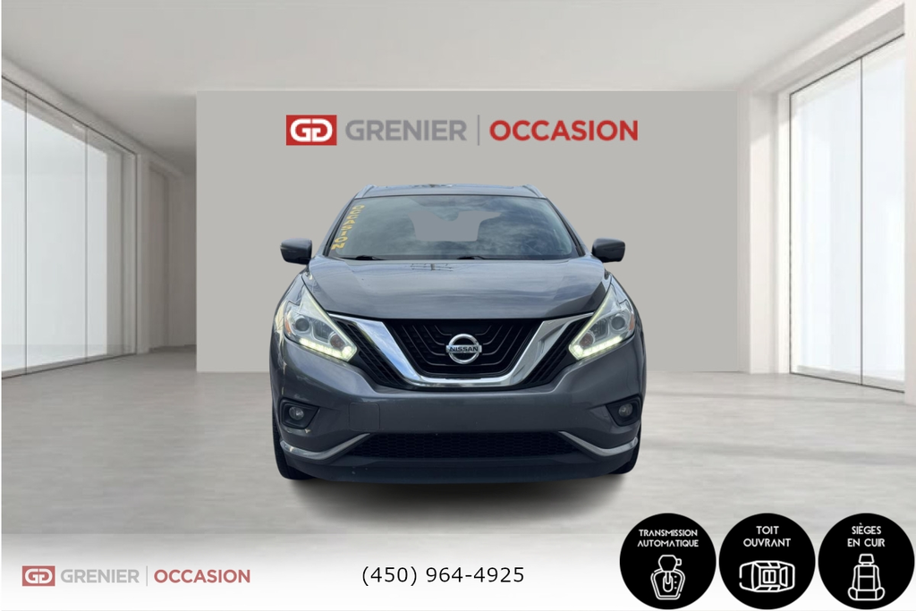 Nissan Murano SL AWD Cuir Toit Panoramique 2017 à Terrebonne, Québec - 2 - w1024h768px