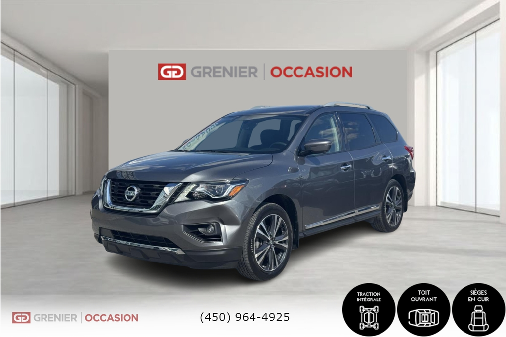 Nissan Pathfinder Platinum AWD Navigation Sièges Chauffants 2020 à Terrebonne, Québec - 3 - w1024h768px