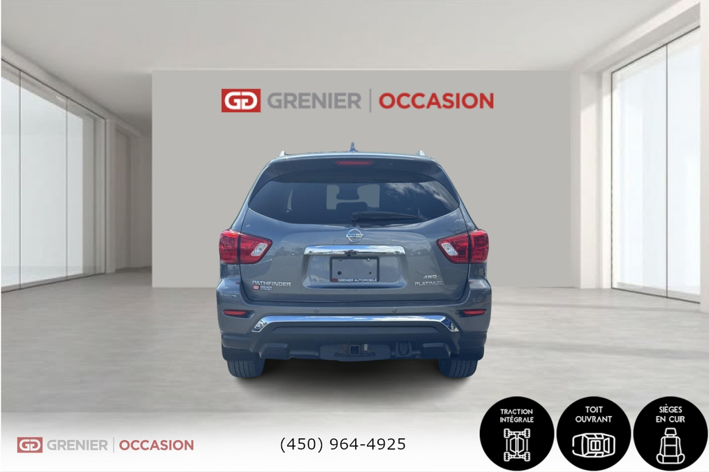 Nissan Pathfinder Platinum AWD Navigation Sièges Chauffants 2020 à Terrebonne, Québec - 5 - w1024h768px