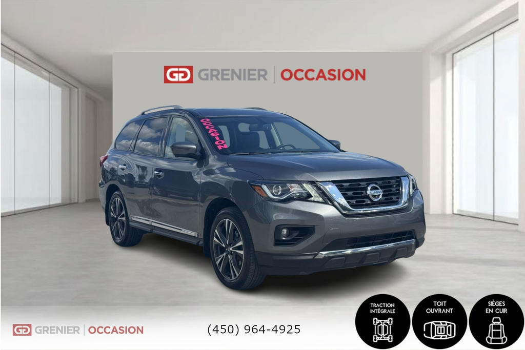 Nissan Pathfinder Platinum AWD Navigation Sièges Chauffants 2020 à Terrebonne, Québec - 1 - w1024h768px