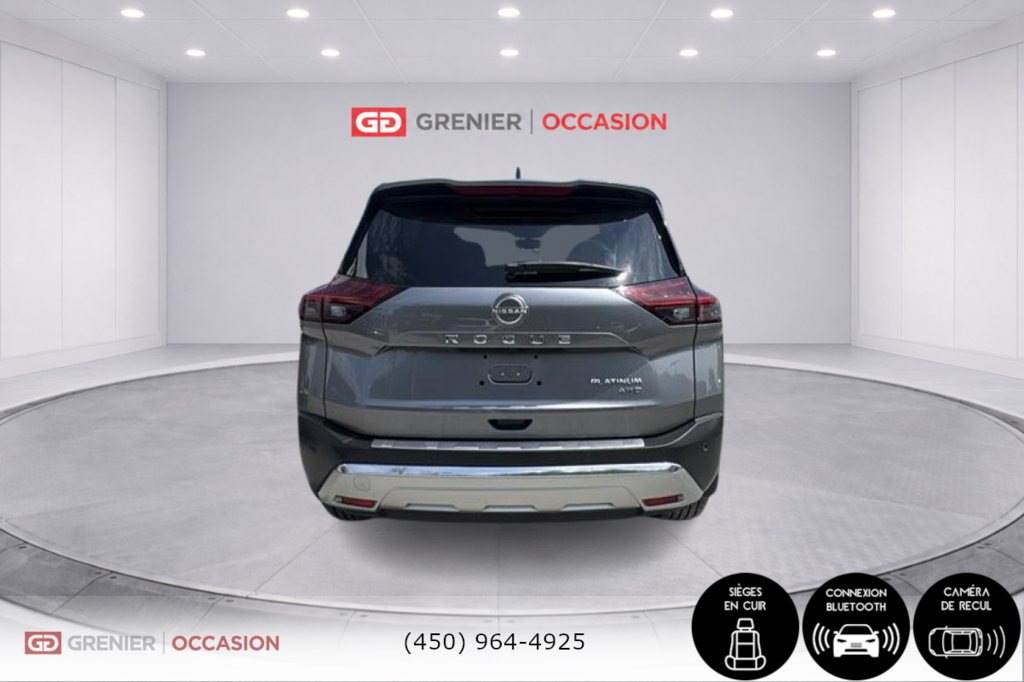 Nissan Rogue Platinum AWD Cuir Toit Panoramique Cuir 2022 à Terrebonne, Québec - 3 - w1024h768px
