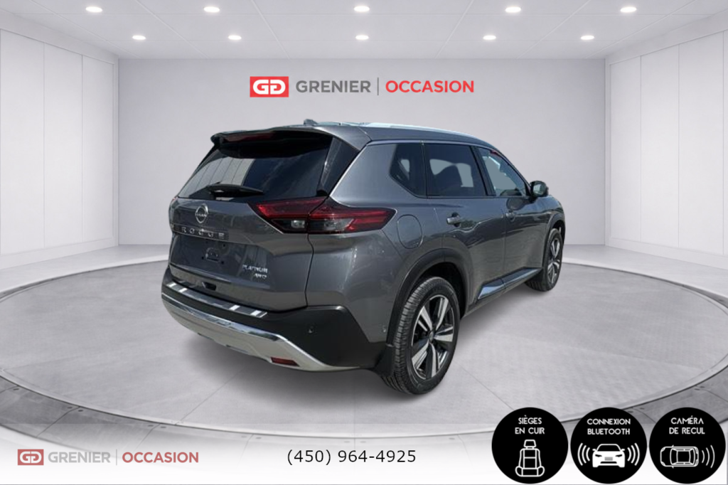 Nissan Rogue Platinum AWD Cuir Toit Panoramique Cuir 2022 à Terrebonne, Québec - 2 - w1024h768px