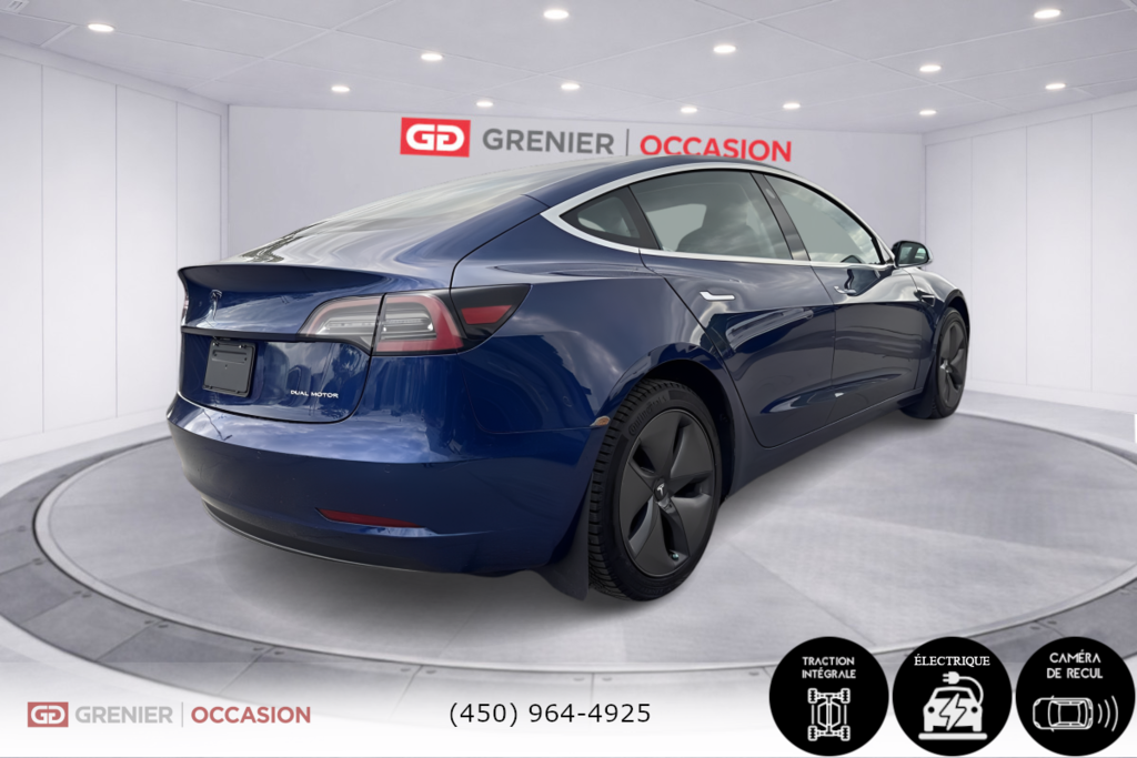 2019 Tesla Model 3 AWD Cuir Toit Vitré in Terrebonne, Quebec - 2 - w1024h768px