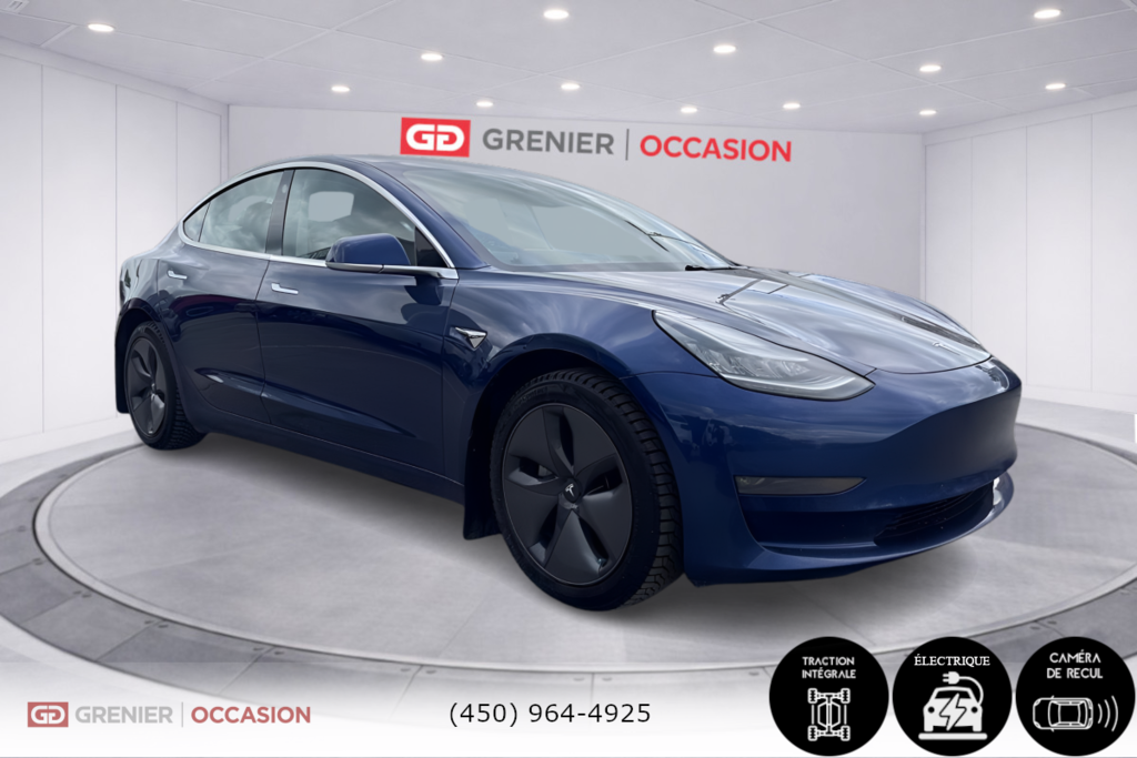 2019 Tesla Model 3 AWD Cuir Toit Vitré in Terrebonne, Quebec - 1 - w1024h768px