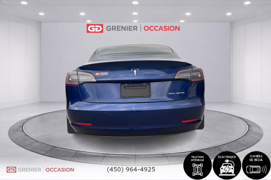 2019 Tesla Model 3 AWD Cuir Toit Vitré in Terrebonne, Quebec - 3 - w1024h768px