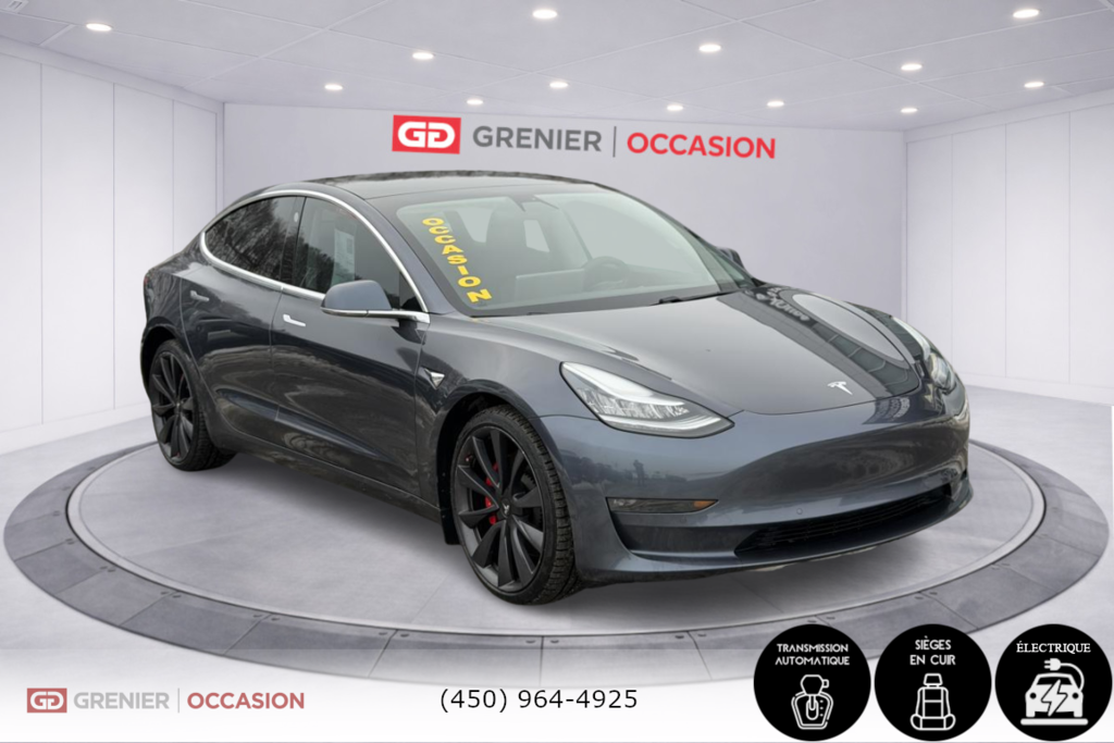 2020 Tesla Model 3 Performance Bas Kilométrage in Terrebonne, Quebec - 1 - w1024h768px