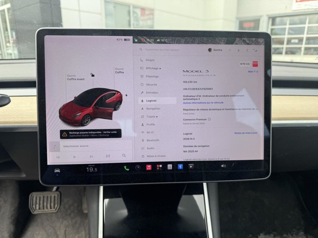 2020 Tesla Model 3 Standard Range Plus Navigation in Terrebonne, Quebec - 12 - w1024h768px