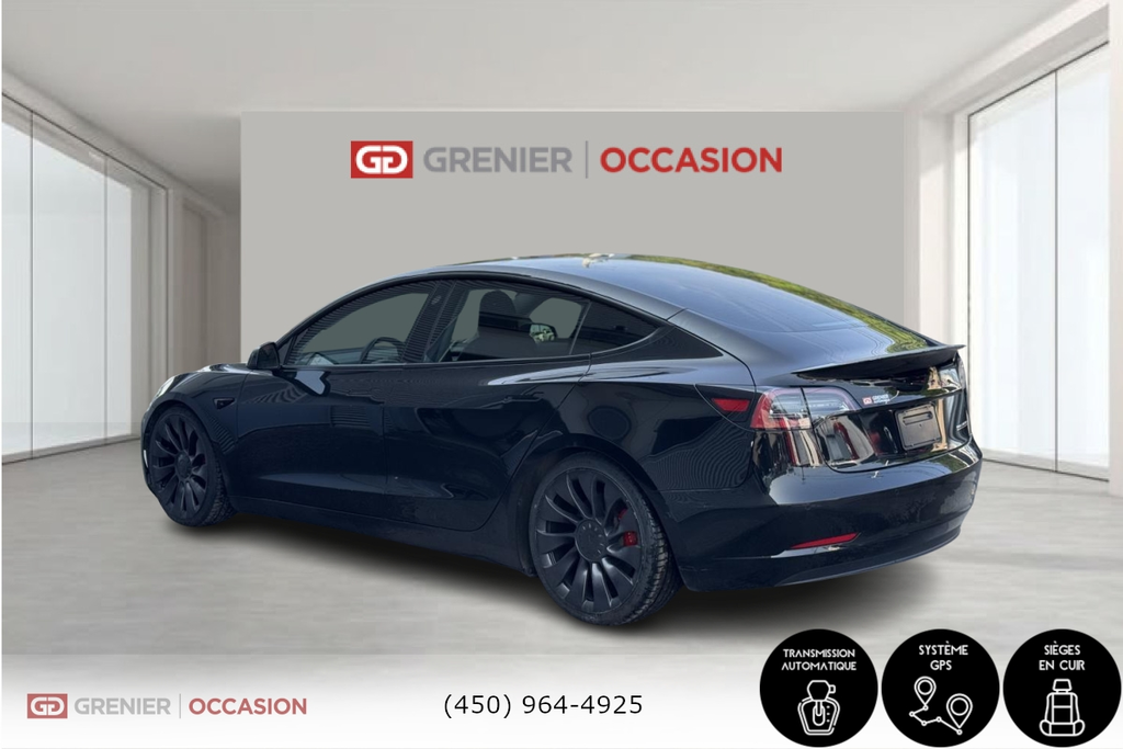 Tesla MODEL 3 Performance AWD Toit Panoramique Cuir 2021 à Terrebonne, Québec - 4 - w1024h768px