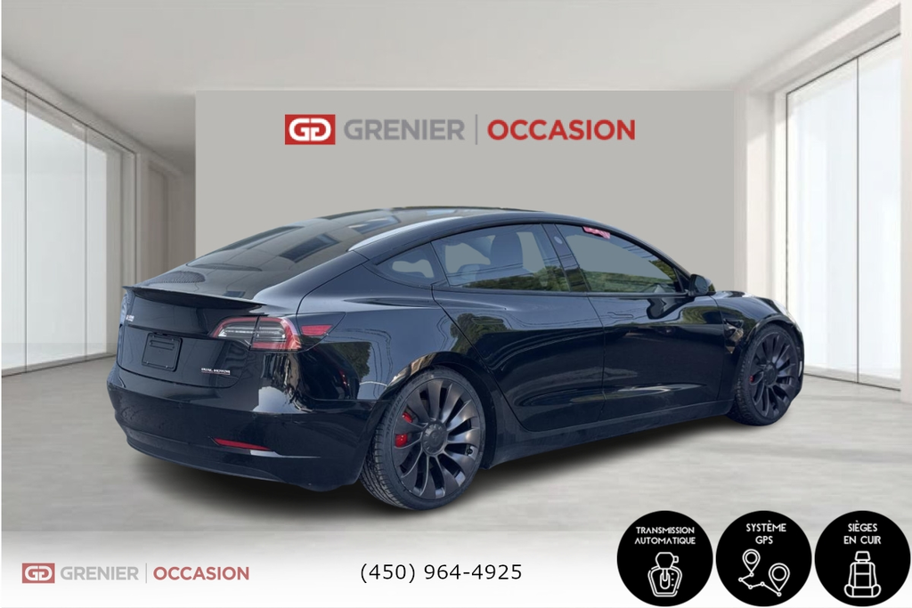Tesla MODEL 3 Performance AWD Toit Panoramique Cuir 2021 à Terrebonne, Québec - 6 - w1024h768px
