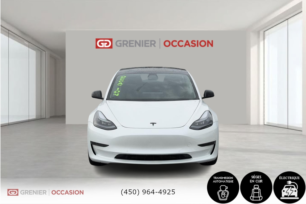 2021 Tesla Model 3 Standard Range Plus Toit Panoramique Navigation in Terrebonne, Quebec - 2 - w1024h768px