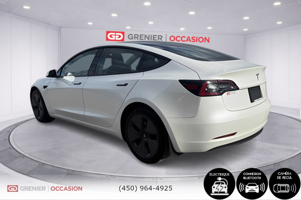 2022 Tesla Model 3 Bas Kilométrage Cuir Toit Vitré in Terrebonne, Quebec - 4 - w1024h768px