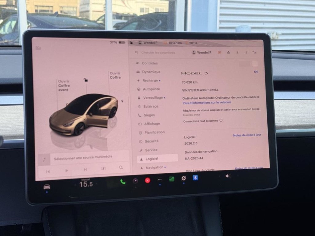Tesla Model 3 Standard Range Plus Bas Kilométrage 2022 à Terrebonne, Québec - 12 - w1024h768px