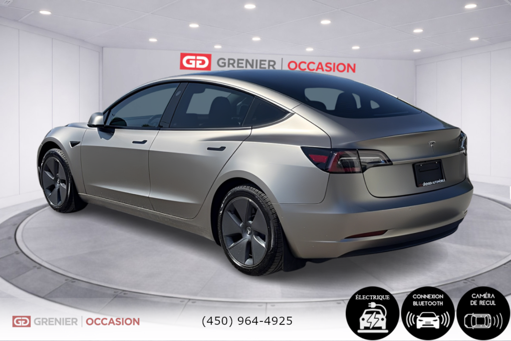 Tesla Model 3 Standard Range Plus Bas Kilométrage 2022 à Terrebonne, Québec - 4 - w1024h768px