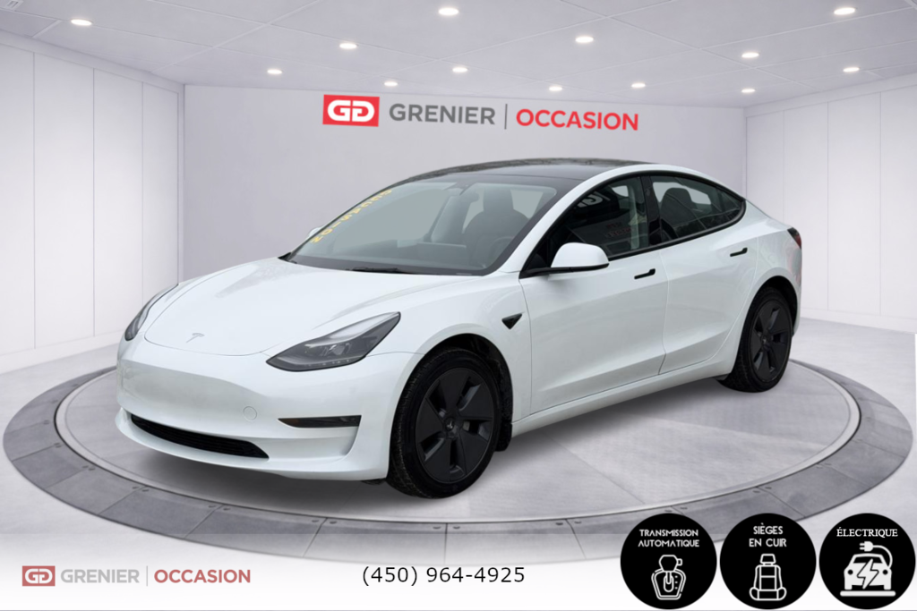 2023 Tesla Model 3 Cuir Écran Tactile in Terrebonne, Quebec - 3 - w1024h768px
