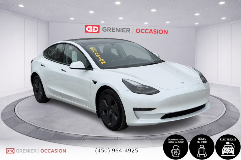 2023 Tesla Model 3 Cuir Écran Tactile in Terrebonne, Quebec - 1 - w1024h768px