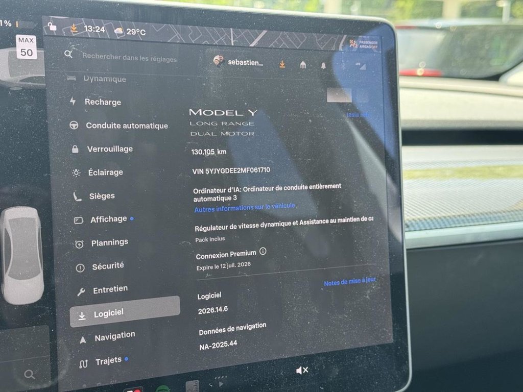 2021 Tesla Model Y Long Range AWD Cuir in Terrebonne, Quebec - 13 - w1024h768px