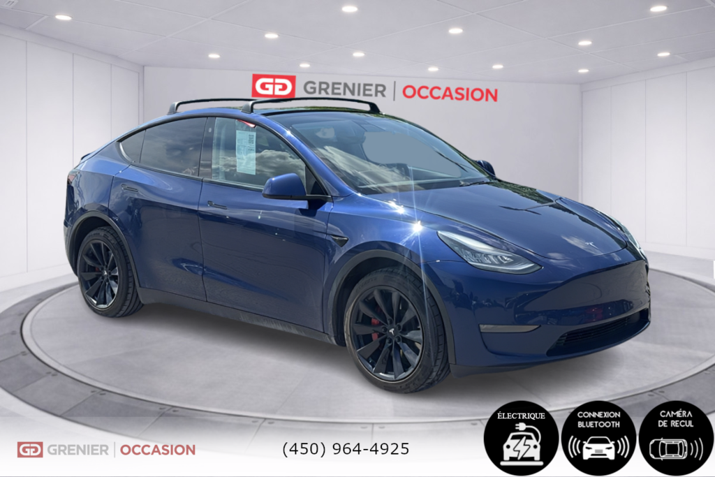 2021 Tesla Model Y Long Range AWD Cuir in Terrebonne, Quebec - 1 - w1024h768px