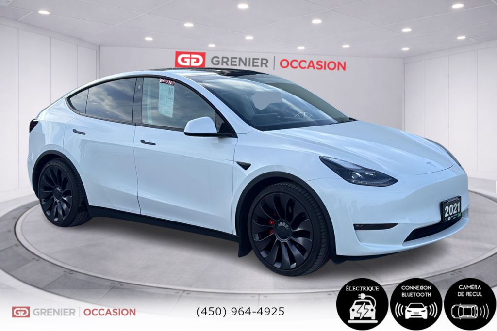 2021 Tesla Model Y Performance AWD Bas Kilométrage in Terrebonne, Quebec - 1 - w1024h768px