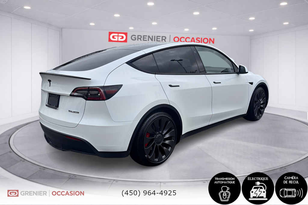 Tesla Model Y Performance AWD Intérieur Blanc 2021 à Terrebonne, Québec - 2 - w1024h768px