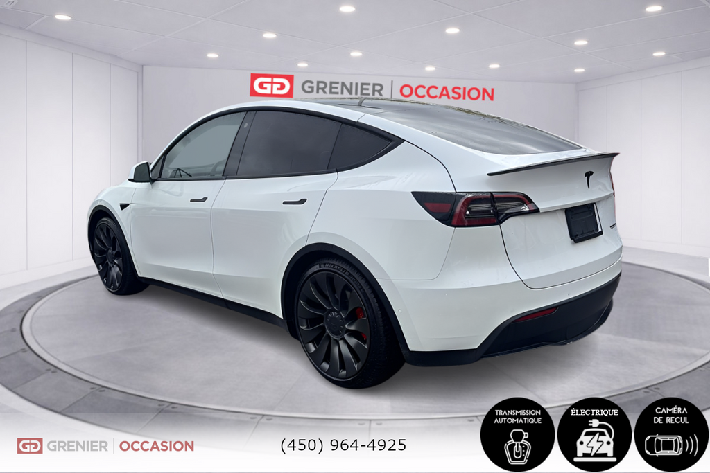 Tesla Model Y Performance AWD Intérieur Blanc 2021 à Terrebonne, Québec - 4 - w1024h768px