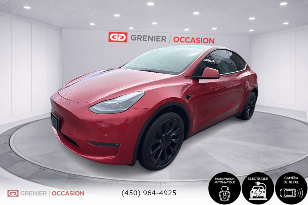 2022 Tesla Model Y Long Range AWD Cuir 7 Passagers in Terrebonne, Quebec - 5 - w1024h768px