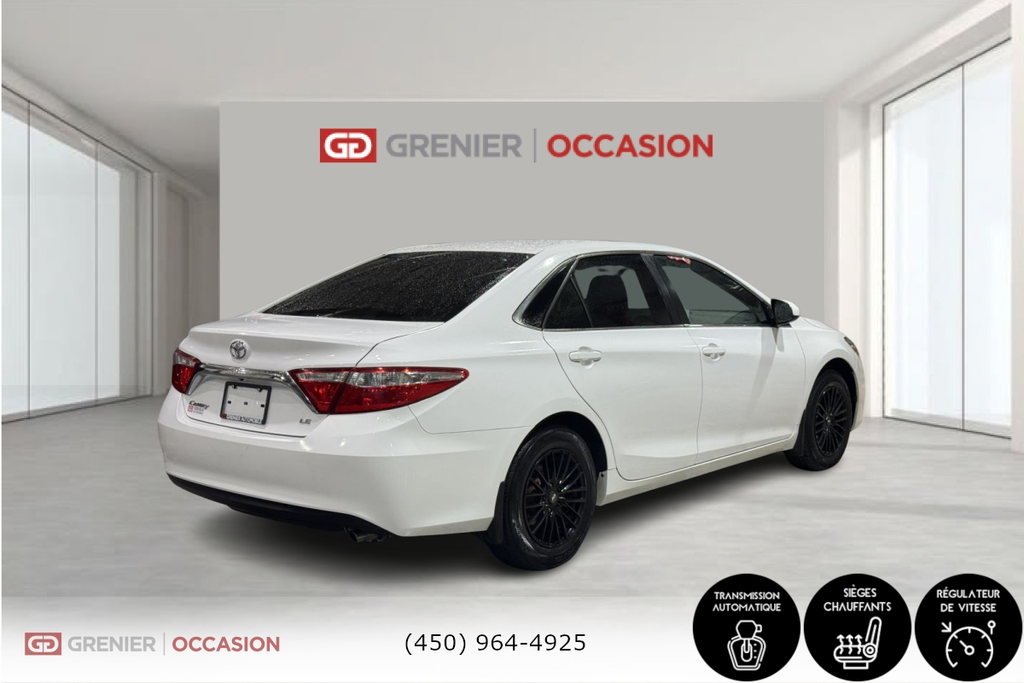 Toyota Camry LE Air Climatisé Caméra De Recul 2017 à Terrebonne, Québec - 6 - w1024h768px