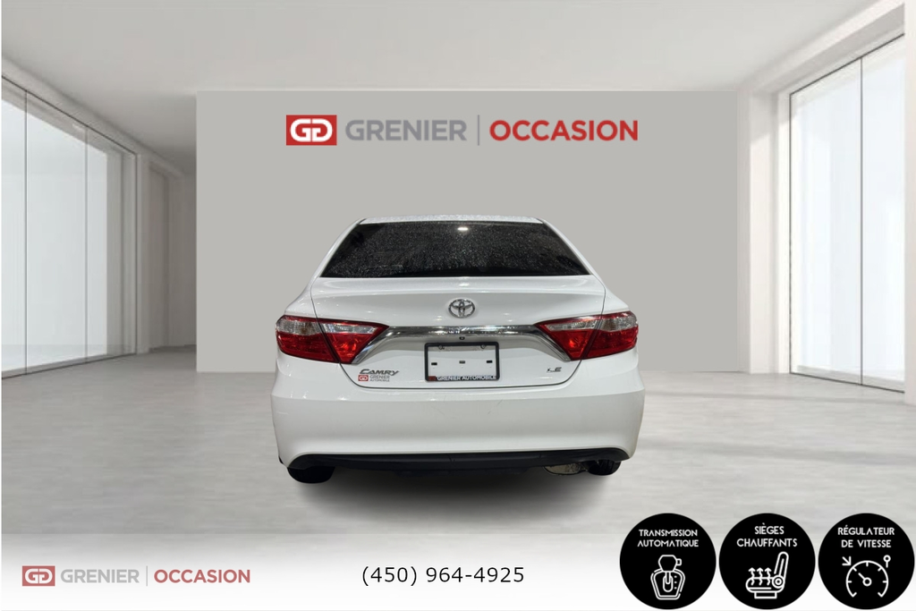 Toyota Camry LE Air Climatisé Caméra De Recul 2017 à Terrebonne, Québec - 5 - w1024h768px