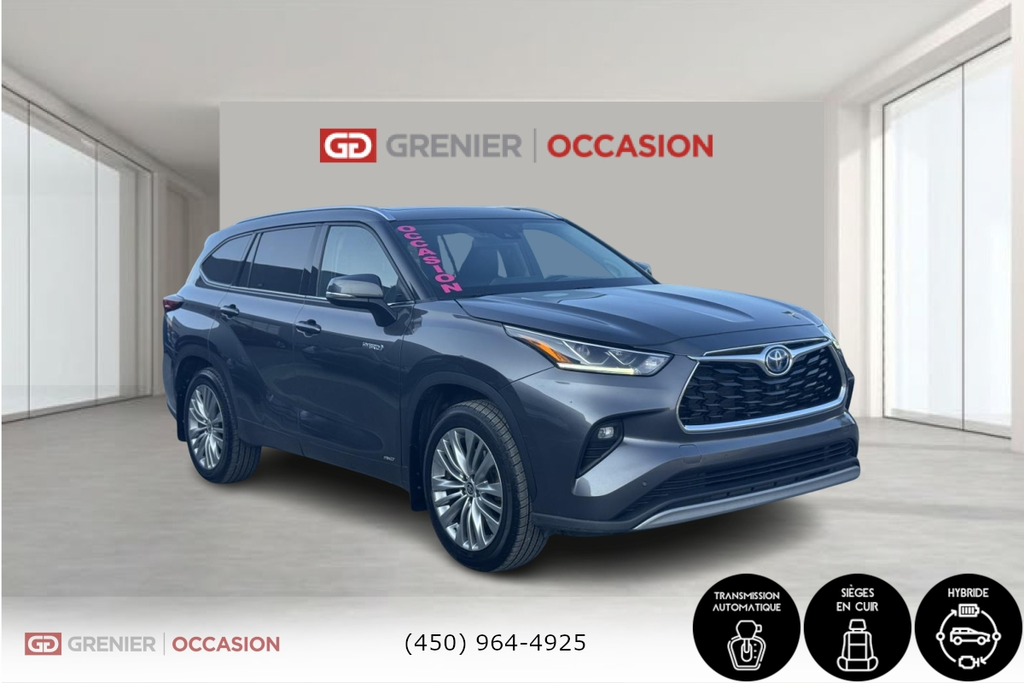 Toyota Highlander Hybrid Limited 2021 à Terrebonne, Québec - 1 - w1024h768px