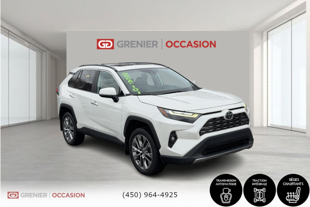2022 Toyota RAV4 Limited Cuir Toit Ouvrant AWD in Terrebonne, Quebec - 1 - w1024h768px